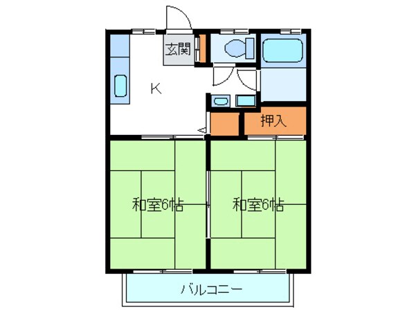 サンライフ鈴春の物件間取画像